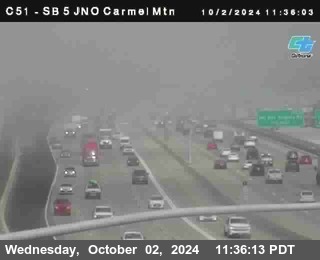 SB 5 at Carmel Mountain Rd.