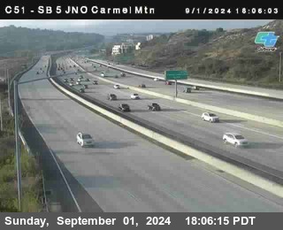 SB 5 at Carmel Mountain Rd.