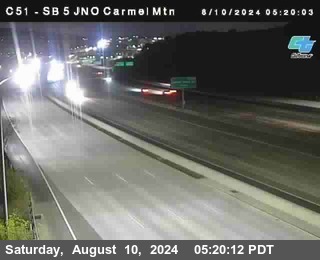 SB 5 at Carmel Mountain Rd.