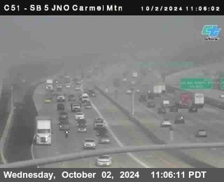 SB 5 at Carmel Mountain Rd.