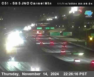 SB 5 at Carmel Mountain Rd.