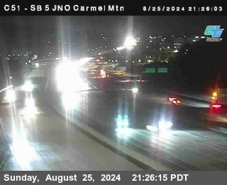 SB 5 at Carmel Mountain Rd.