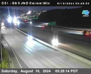 SB 5 at Carmel Mountain Rd.