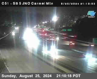 SB 5 at Carmel Mountain Rd.