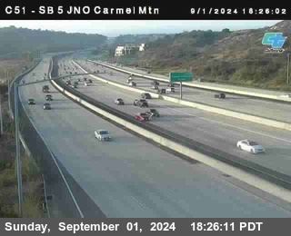 SB 5 at Carmel Mountain Rd.