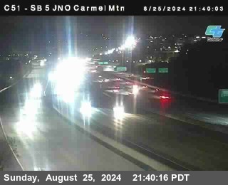 SB 5 at Carmel Mountain Rd.