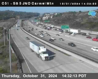 SB 5 at Carmel Mountain Rd.