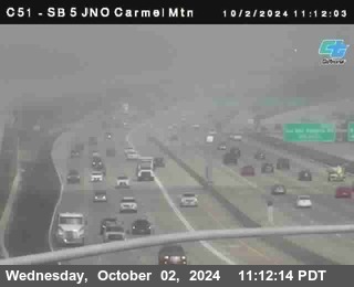 SB 5 at Carmel Mountain Rd.