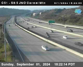 SB 5 at Carmel Mountain Rd.