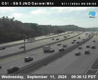 SB 5 at Carmel Mountain Rd.