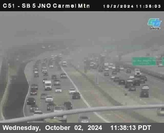 SB 5 at Carmel Mountain Rd.