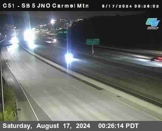 SB 5 at Carmel Mountain Rd.