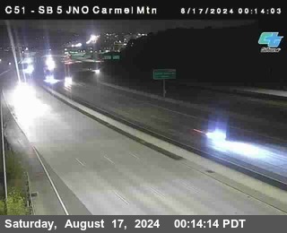 SB 5 at Carmel Mountain Rd.