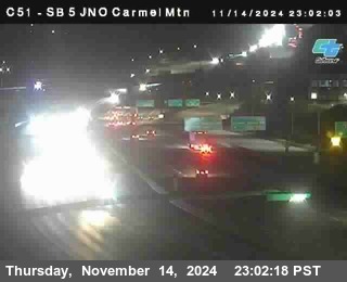 SB 5 at Carmel Mountain Rd.