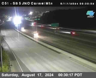 SB 5 at Carmel Mountain Rd.