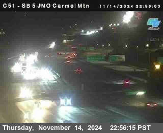 SB 5 at Carmel Mountain Rd.