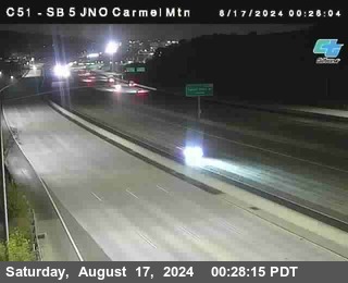 SB 5 at Carmel Mountain Rd.