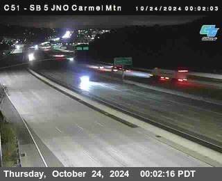 SB 5 at Carmel Mountain Rd.