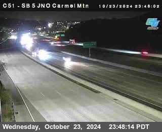 SB 5 at Carmel Mountain Rd.