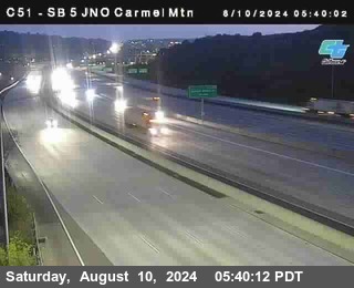 SB 5 at Carmel Mountain Rd.