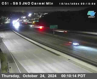 SB 5 at Carmel Mountain Rd.