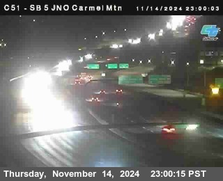 SB 5 at Carmel Mountain Rd.