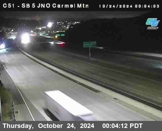 SB 5 at Carmel Mountain Rd.