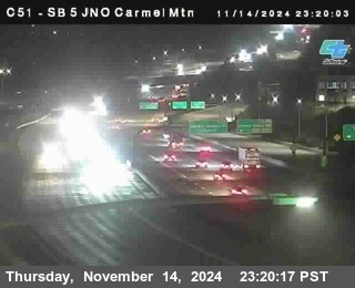 SB 5 at Carmel Mountain Rd.