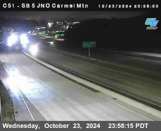 SB 5 at Carmel Mountain Rd.