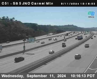 SB 5 at Carmel Mountain Rd.