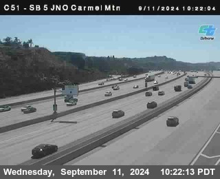 SB 5 at Carmel Mountain Rd.