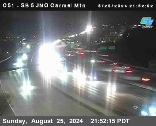 SB 5 at Carmel Mountain Rd.