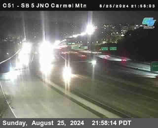 SB 5 at Carmel Mountain Rd.