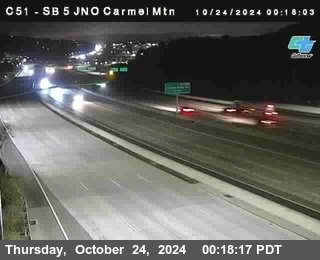 SB 5 at Carmel Mountain Rd.