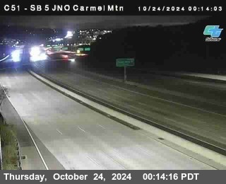 SB 5 at Carmel Mountain Rd.