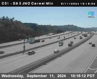 SB 5 at Carmel Mountain Rd.