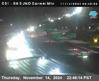 SB 5 at Carmel Mountain Rd.