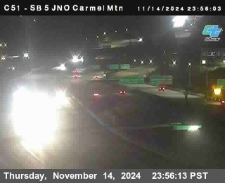 SB 5 at Carmel Mountain Rd.