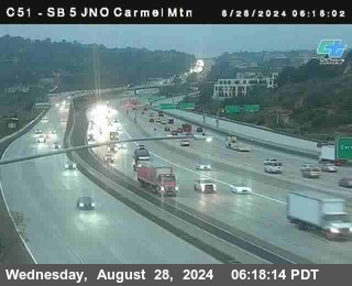 SB 5 at Carmel Mountain Rd.