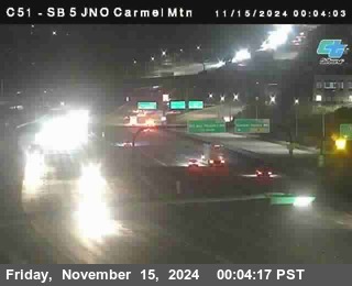 SB 5 at Carmel Mountain Rd.