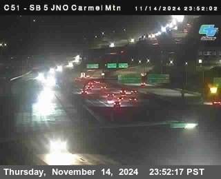 SB 5 at Carmel Mountain Rd.