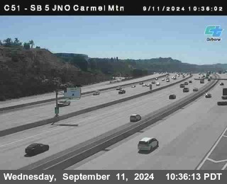 SB 5 at Carmel Mountain Rd.