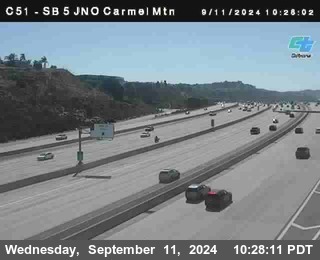 SB 5 at Carmel Mountain Rd.