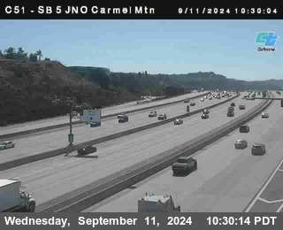 SB 5 at Carmel Mountain Rd.