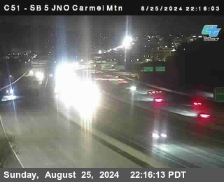 SB 5 at Carmel Mountain Rd.