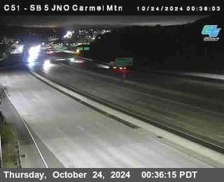 SB 5 at Carmel Mountain Rd.