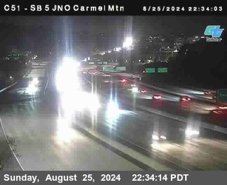 SB 5 at Carmel Mountain Rd.