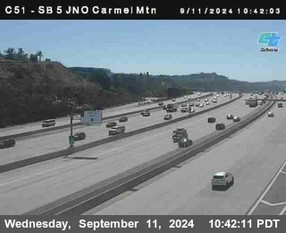 SB 5 at Carmel Mountain Rd.