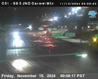 SB 5 at Carmel Mountain Rd.