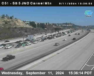 SB 5 at Carmel Mountain Rd.